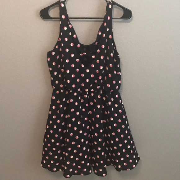 Lush Polka Dot Dress - Picture 2 of 4